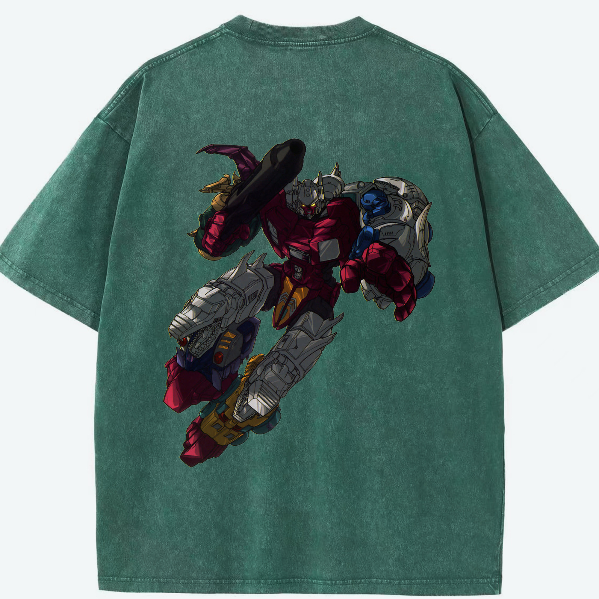 （画像用）  綿100% ヴィンテージ風 半袖Tシャツ（背面プリント）